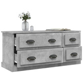 vidaXL Szafka pod TV, szarość betonu, 100x35,5x45 cm
