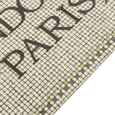 vidaXL Dywanik kuchenny, nazwy miast i napis Home, 45x150 cm, aksamit