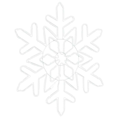 Śnieżynka na Boże Narodzenie Niebieski 55,5 x 55,5 x 0,75cm PVC