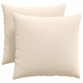 Poduszki na sofę 2 pcs Beżowy 50 x 50 cm tkanina