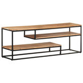 vidaXL Szafka pod TV, 130 x 30 x 45 cm, lite drewno akacjowe
