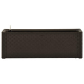 vidaXL Podwyższona donica z systemem podlewania, mokka, 100x43x33 cm