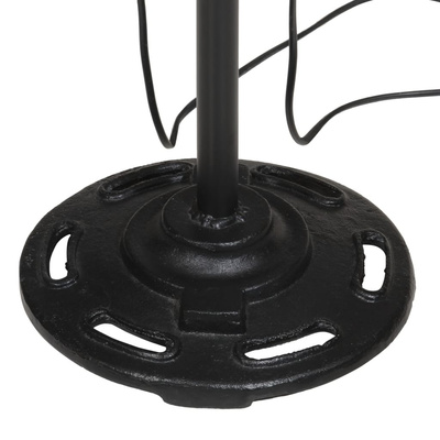 Lampa stojąca, 25 W, postarzany niebieski, 25x25x90/140 cm, E27