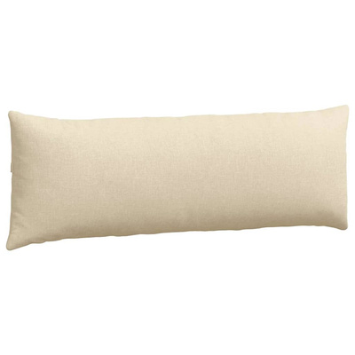 Poduszki na sofę 2 pcs Kremowy 120 x 40 cm tkanina