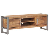 vidaXL Szafka pod TV, 120x30x40 cm, surowe drewno mango wariant 4