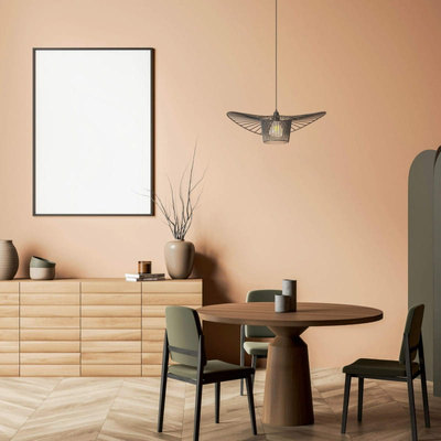 Nowoczesna Lampa Wisząca 80cm Kapelusz Abruzzo Petti