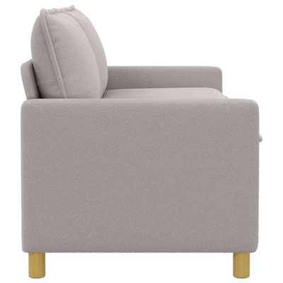 Sofa jasnoszary 156 x 81 x 87,5 cm tkanina