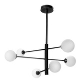 Lampa Dekoracyjna AM201 6xG9 Czarna GARDA