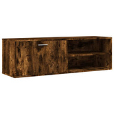 vidaXL Szafka pod TV, przydymiony dąb, 120x34x37 cm