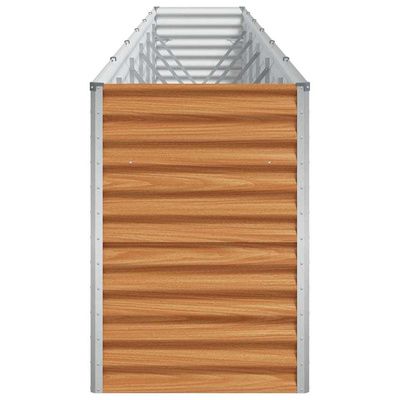 Podniesiona rabata ogrodowa 582 x 50 x 68 cm Stal Galwanizowana