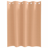 Firany blackout z kółkami 2 pcs Jasny Brąz 140 x 140 cm