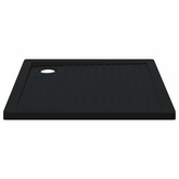 Brodzik prysznicowy z kropeczkami 90 x 90 x 4 cm ABS Czarny