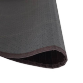 vidaXL Dywan okrągły, ciemnobrązowy, 80 cm, bambusowy