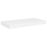 Półki ścienne, 2 szt., białe, 50x23x3,8 cm, MDF