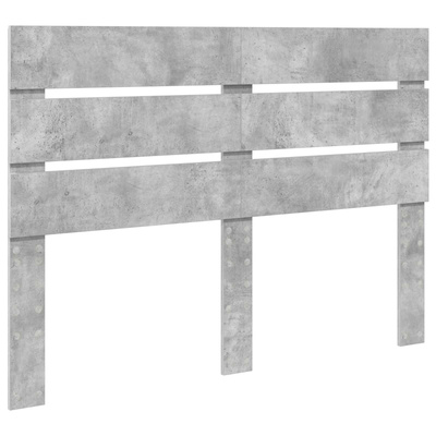 Ramka łóżka Betonowy szary 150 x 200 cm Drewno inżynieryjne