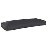 Poduszka Czarny 100 x 40 x 8 cm Materiał Oxford