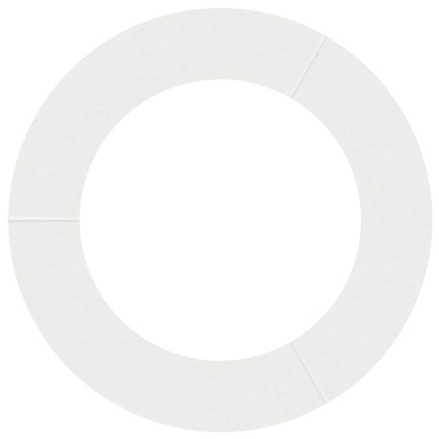odpowiedni dla płaskich pierścieni drzewa 5 pcs Biały ?60 / 90 cm