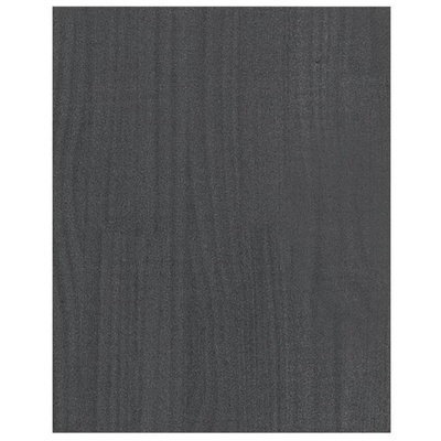 vidaXL Szafka pod TV, szara, 70x33x42 cm, drewno sosnowe