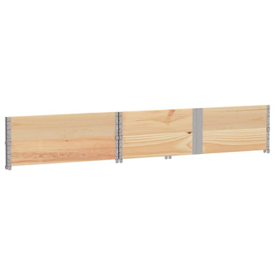 Nadstawki paletowe, 2 szt., 150x100 cm, drewno sosnowe