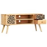 Szafka pod TV, 100x30x45 cm, lite drewno mango vidaXL