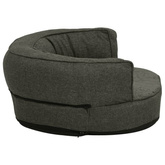 vidaXL Legowisko dla psa, 60x42 cm, wygląd lnu z polarem, ciemnoszare