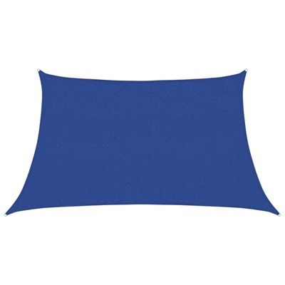 Żagiel przeciwsłoneczny, 160 g/m?, niebieski, 3/4x2 m, HDPE