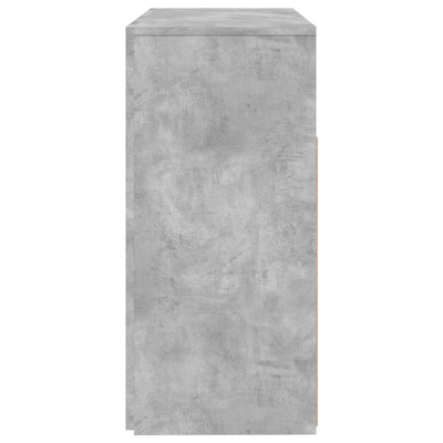 vidaXL Szafka z oświetleniem LED, szarość betonu, 80 x 35 x 75 cm