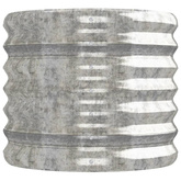 Podwyższona donica, stal ocynkowana 152x40x36 cm, szara