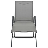 vidaXL Zestaw 2 leżaków ze stolikiem, textilene i stal