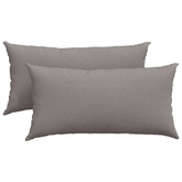 Poduszki na sofę 2 pcs Ciemnoszary 80 x 40 cm tkanina