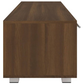 vidaXL Szafka pod TV, brązowy dąb, 110x40x35 cm