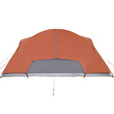 vidaXL Namiot rodzinny, 8-os., szaro-pomarańczowy, wodoszczelny