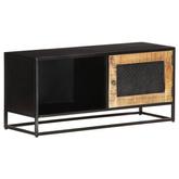 vidaXL Szafka pod TV, 90x30x40 cm, surowe drewno mango