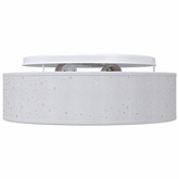 Lampa Sufitowa Z reflektorami Szary 38 x 38 x 13,5 cm tkanina