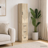 Zestaw szafek 2 szt. 33 x 34,5 x 87 cm Drewno inżynieryjne