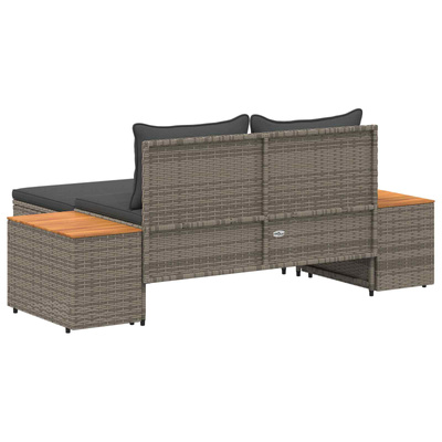 Zestaw sof na zewnątrz 4 -Seater 4 szt. 55 x 30 x 39 cm