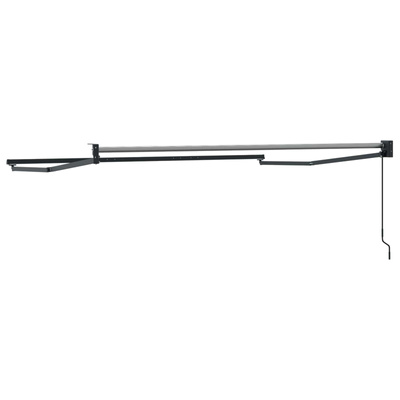 Ręczna markiza chowana Antracyt 3 x 2 m Aluminium