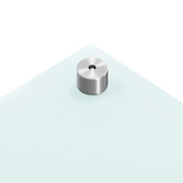 Panel ochronny do kuchni, biały, 70x50 cm, szkło hartowane