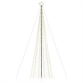 Choinka świąteczna LED kolcami 1534 diody LED Ciepła biel 500cm