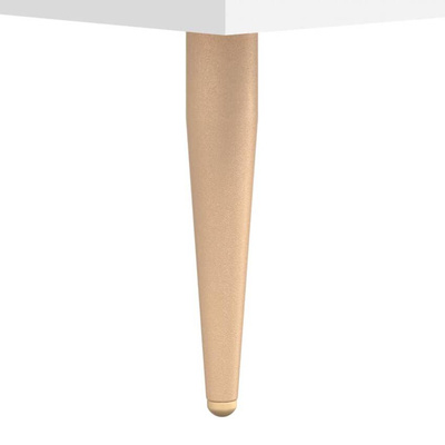 vidaXL Biurko, białe, 140x50x75 cm, materiał drewnopochodny wariant 10