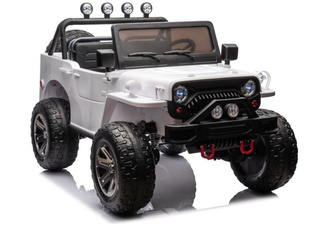 Auto Na Akumulator JH-102 Białe 4x4