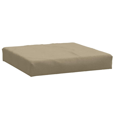 Poduszki na sofę z palet, 2 szt., taupe melanż, tkanina