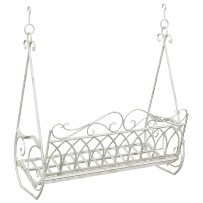 Huśtawka Stal 112 x 60 x 126,5 cm Antyczna biel