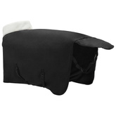 Koc dla Koni Czarny 85 cm Polarowy fleece