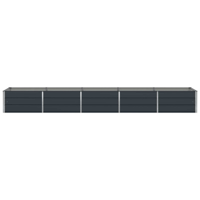 Donica Antracyt 400 x 80 x 45 cm Stal