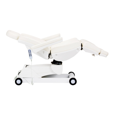 Fotel kosmetyczny elektryczny obrotowy Azzurro 873 pedi biały 144741
