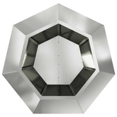 Donica Srebrny 75 x 75 x 60 cm Stal Galwanizowana