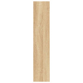 Półka ścienna, dąb sonoma, 90x16x78 cm