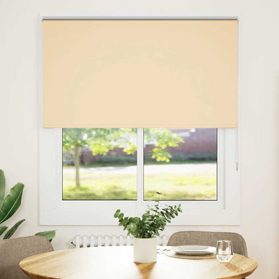 Roleta zaciemniająca beżowa 130x175cm Szerokość tkaniny 126,6cm
