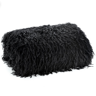 Koc Adore czarny 130x170